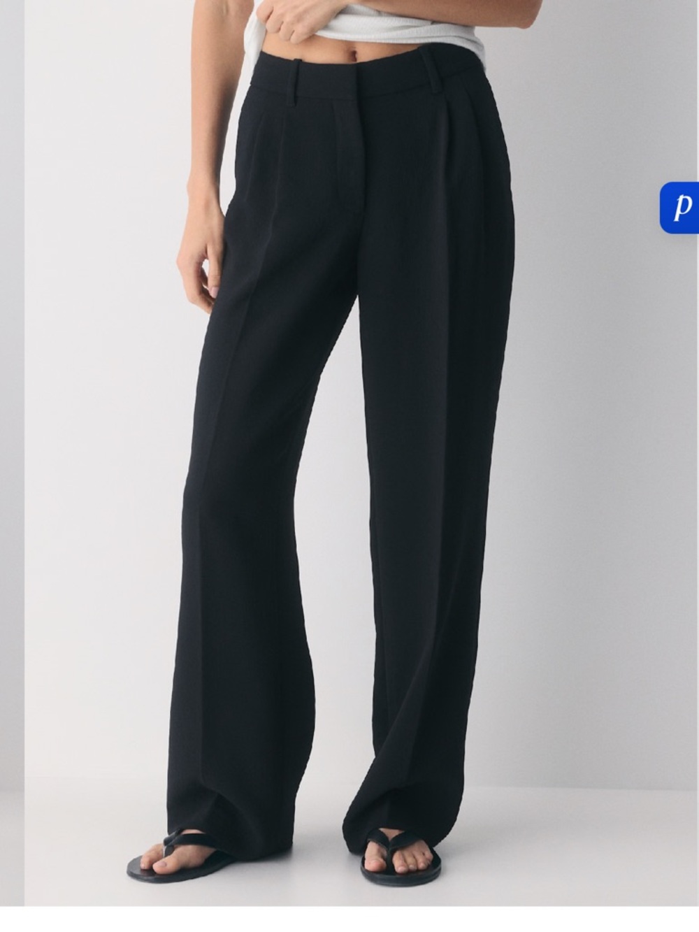 Aritzia Effortless Pant Low Rise Crepette